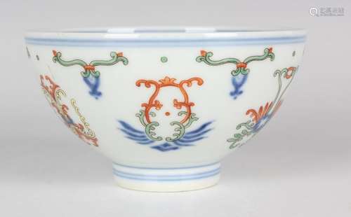 A Chinese doucai porcelain bowl