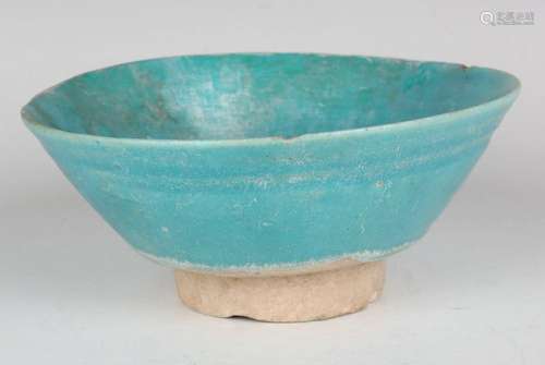 A Persian pottery bowl