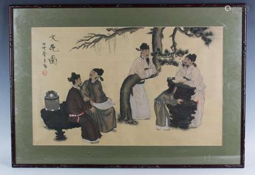 A Chinese watercolour painting