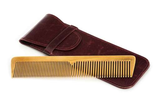 GOLD BVLGARI HAIR COMB, 83g