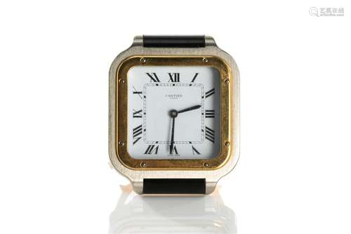 VINTAGE CARTIER SANTOS TRAVEL CLOCK