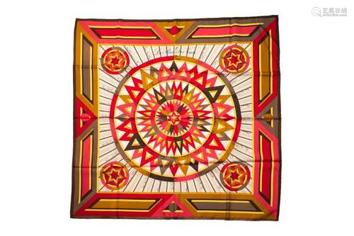 VINTAGE HERMES SQUARE SILK SCARF