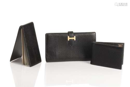 THREE VINTAGE HERMES POCKET ACCESSORIES