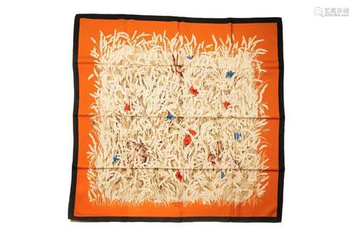 VINTAGE HERMES SQUARE SILK SCARF