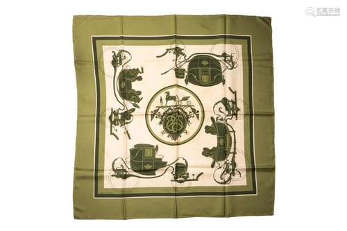 VINTAGE HERMES SQUARE SILK SCARF