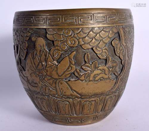 A RARE 19TH CENTURY CHINESE BRONZE CENSER bearing Xuande mar...