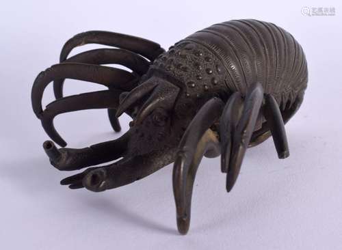 A RARE 19TH CENTURY JAPANESE MEIJI PERIOD BRONZE OKIMONO for...