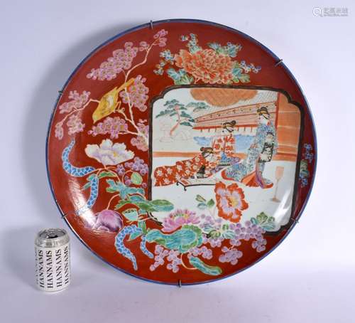 A LARGE 19TH CENTURY JAPANESE MEIJI PERIOD IMARI CHARGER pai...