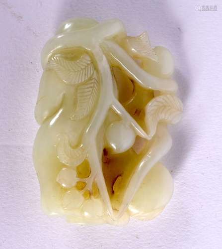 AN EARLY 20TH CENTURY CHINESE CARVED JADE FIGURE Late Qing/R...