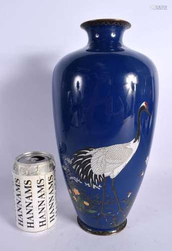 A LARGE 19TH CENTURY JAPANESE MEIJI PERIOD CLOISONNE ENAMEL ...