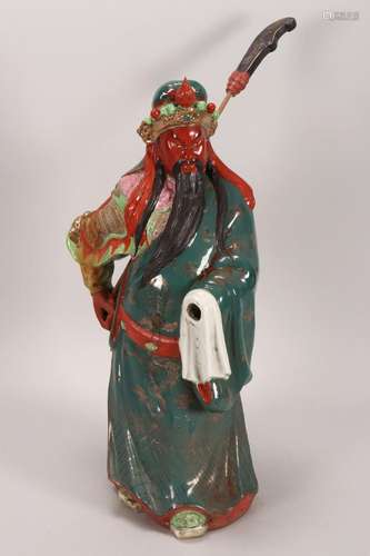 Large Chinese Porcelain Figure,