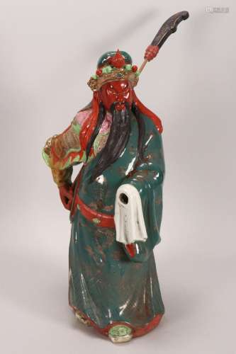Large Chinese Porcelain Figure,