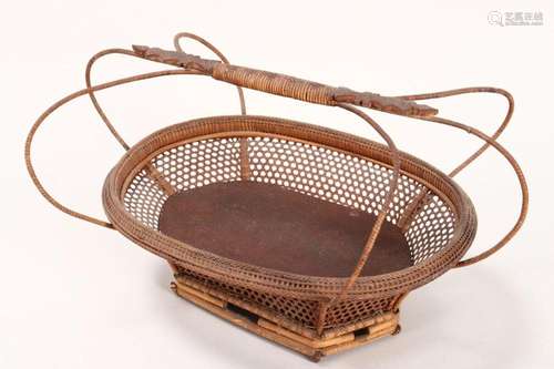 South East Asian Woven Basket,