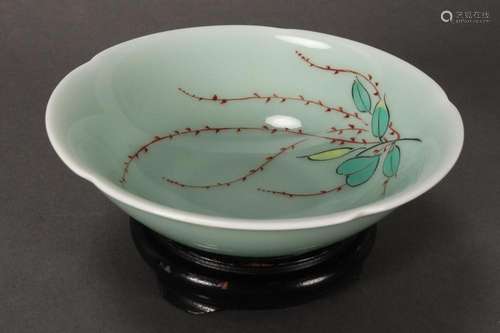 Japanese Celadon Glaze Bowl,