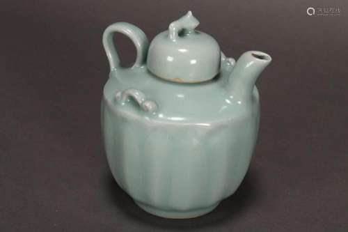 Good Chinese Celadon Glaze Teapot,