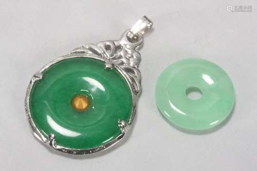 Two Jade Pendants,