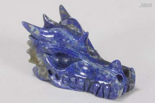 Lapis Lazuli Dragon Head,