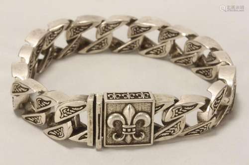 Chinese Silver Metal Bracelet,