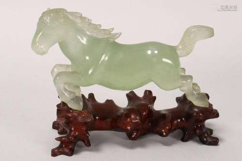 Chinese Jade Carving of Horse,