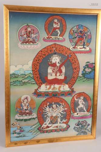 Framed Thangka,