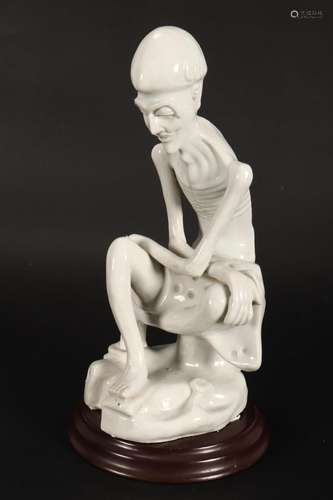 Chinese Blanc De Chine Porcelain Figure,