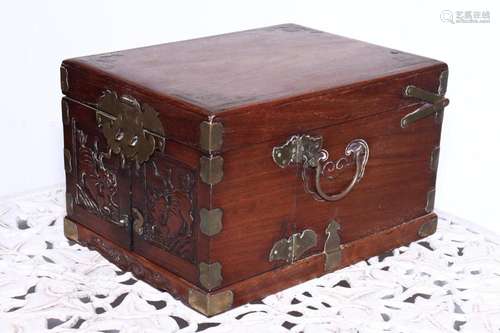 Chinese Wooden Dressing Table Box,