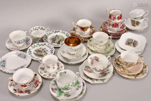 Group of Teacups and Saucers,