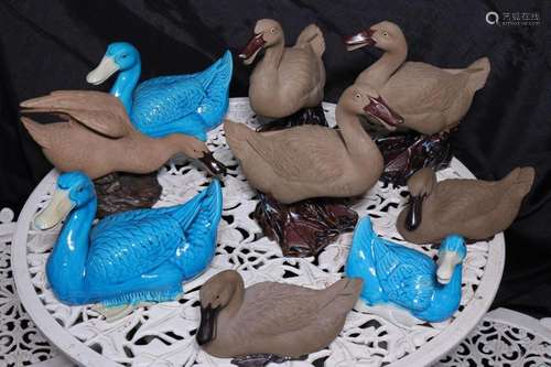 Quantity of Porcelain Ducks,