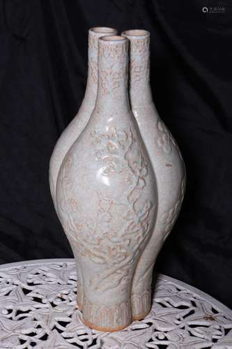 Chinese Pale Celadon Tulip Vase,