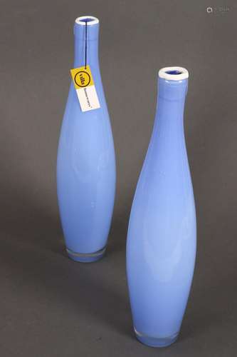 Pair of Contemporary Glass Vases,