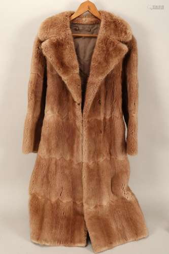 Ladies Brown Fur Coat,