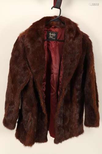 Ladies Brown Fur Coat,