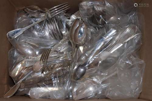 Large Quantity of Silver Plate Cutlery,