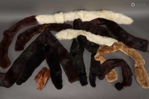 Eleven Assorted Fur Collars,