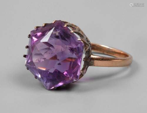 Damenring mit Amethyst