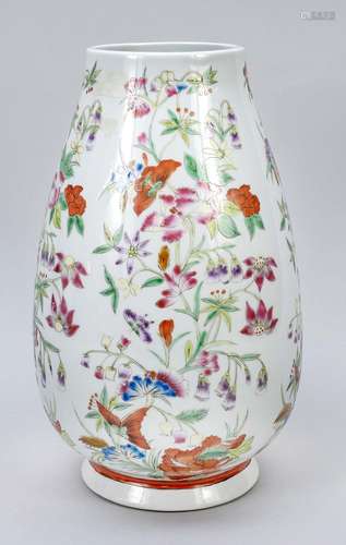 Large famille rose vase, China, 20t