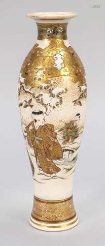 Slender Satsuma vase, Japan, 19th c