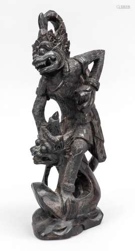 Hanuman and naga king, Indonesia, p