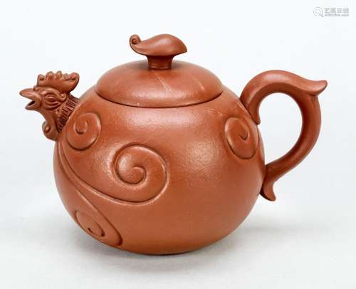 Yixing teapot, China, 20th century,
