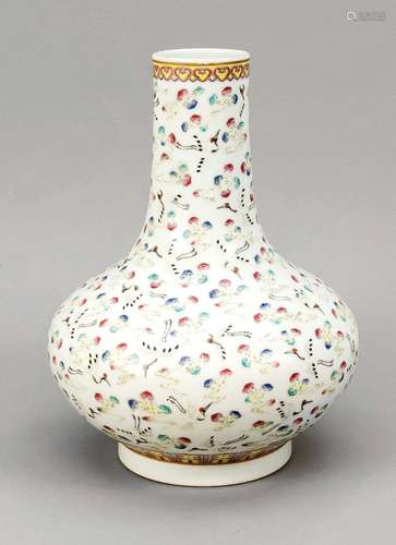 Famille-Rose vase, China, Republic