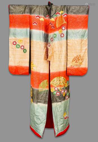Kimono, Japan, 20th century, silk.