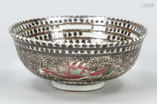 Bowl, China, 20th century, mirror a