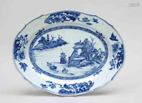 Oval platter, China, c. 1700, proba