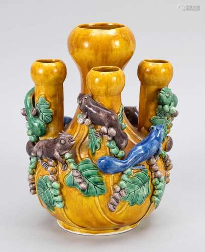 Flower vase, China, probably Republ