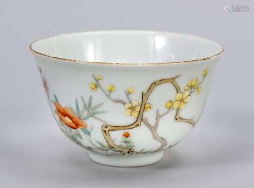 Bowl with flower decoration, China,