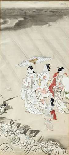 Ink painting, Japan, 19th/20th cent