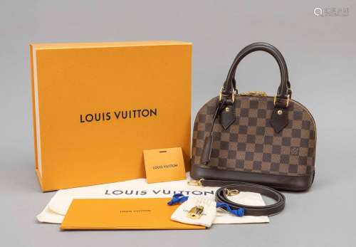Louis Vuitton, Alma BB Damier plain