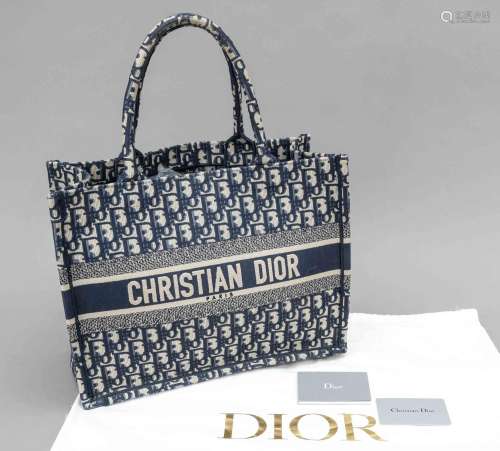 Christian Dior, Medium Book Tote Bl