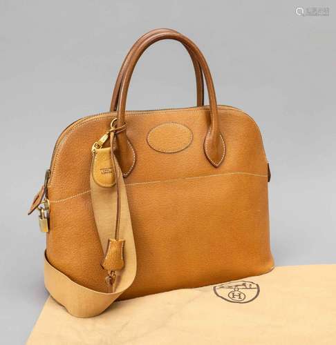 Hermes, Bolide bag, cognac grained