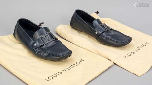 Louis Vuitton, men's leather moccas